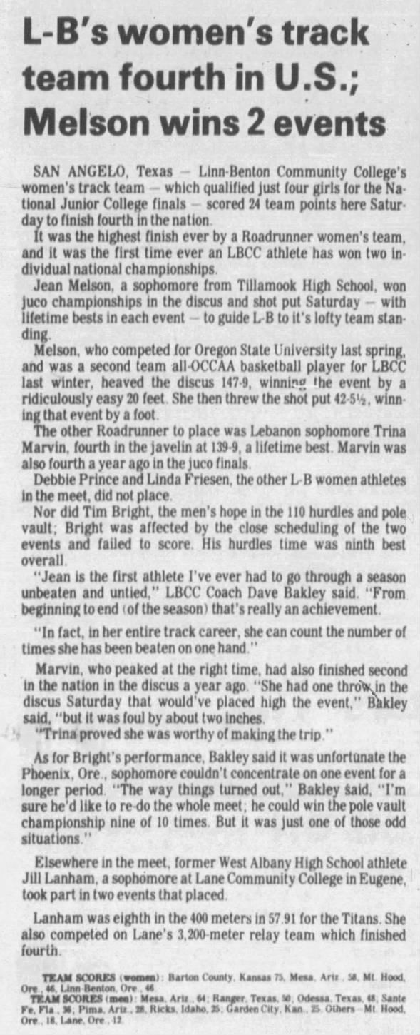 1980 05-19 Linda at LBCC Albany Dem Herald page 17